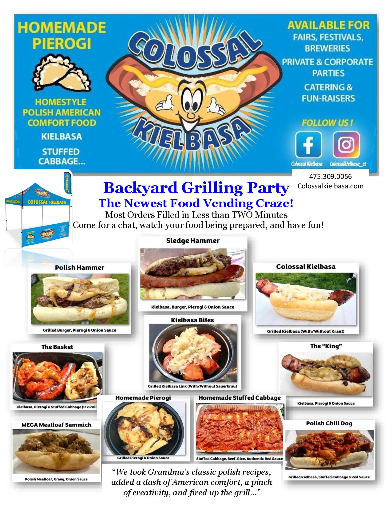 Colossal Kielbasa LLC Food Trucks In Ansonia CT